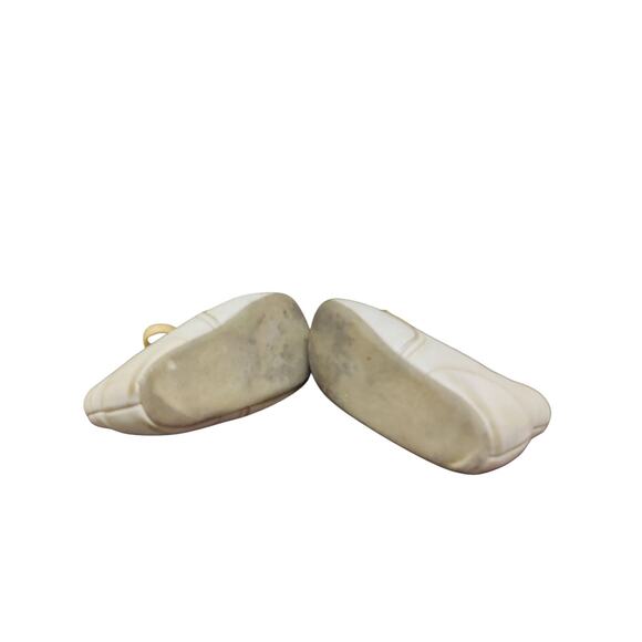 Set of Vintage Baby shoes and knitted white sock booties - Picture 5 of 5